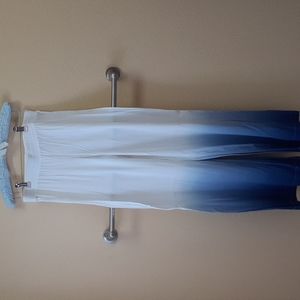 Ombre wide leg lounge pants